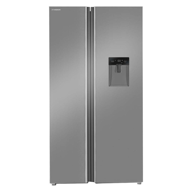 یخچال و فریزر ساید بای ساید 30 فوت ایکس ویژن مدل TS666-ASD