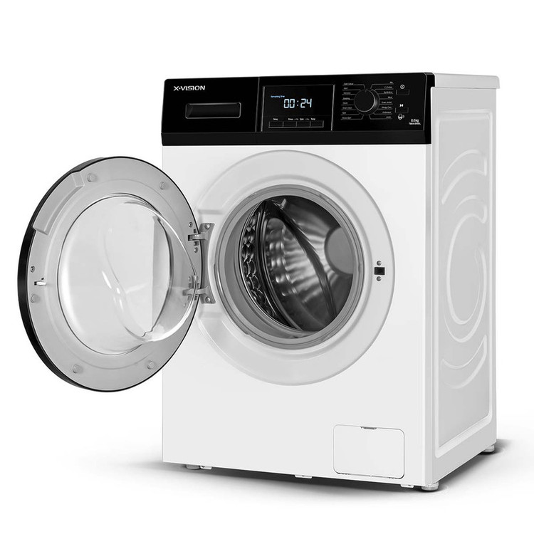 ماشین لباسشویی ایکس ویژن مدل TM84-ASBL ظرفیت 8 کیلوگرم