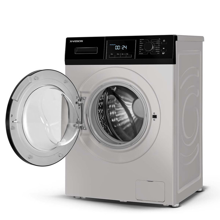 ماشین لباسشویی ایکس ویژن مدل TM84-ASBL ظرفیت 8 کیلوگرم