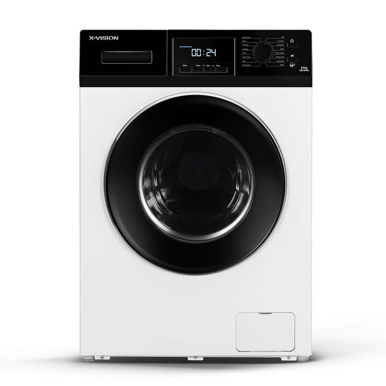 ماشین لباسشویی ایکس ویژن مدل TM84-ASBL ظرفیت 8 کیلوگرم