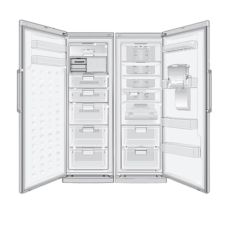 یخچال فریزر دوقلو 40 فوت سام مدل RR65-RZ65/W