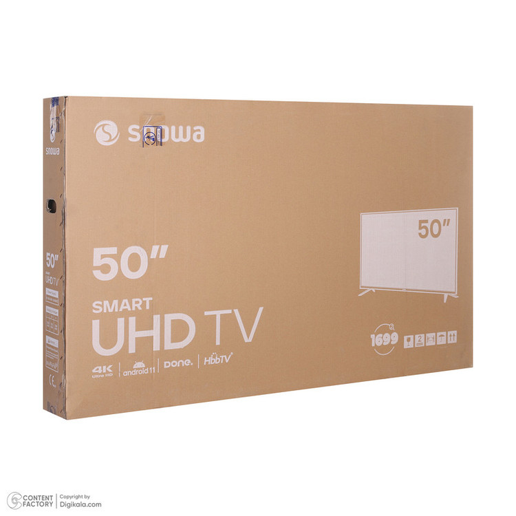 تلویزیون 50 اینچ ال ای دی هوشمند اسنوا مدل SSD-50LS500U