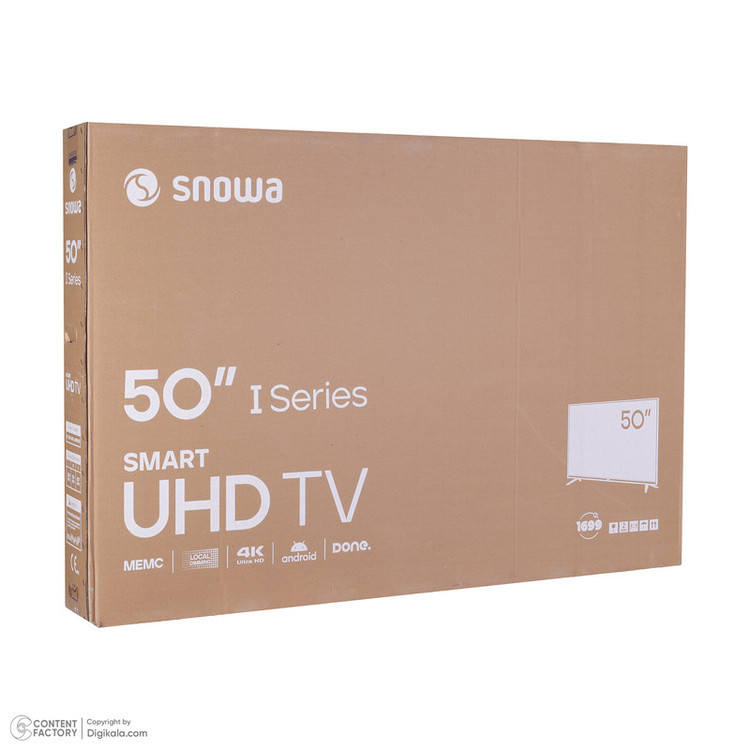 تلویزیون ال ای دی هوشمند اسنوا مدل SSD-50SK650UDI سایز 50 اینچ