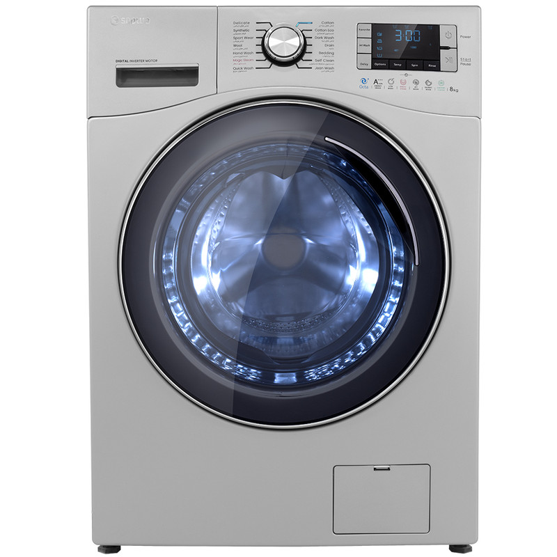 ماشین لباسشویی اتوماتیک اسنوا مدل SWM1-84S40 ظرفیت 8 کیلوگرم
