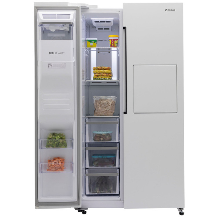 یخچال و فریزر ساید بای ساید 27 فوت اسنوا مدل SN8-2261SW