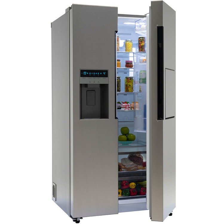یخچال و فریزر ساید بای ساید 27 فوت اسنوا مدل SN8-2261SS