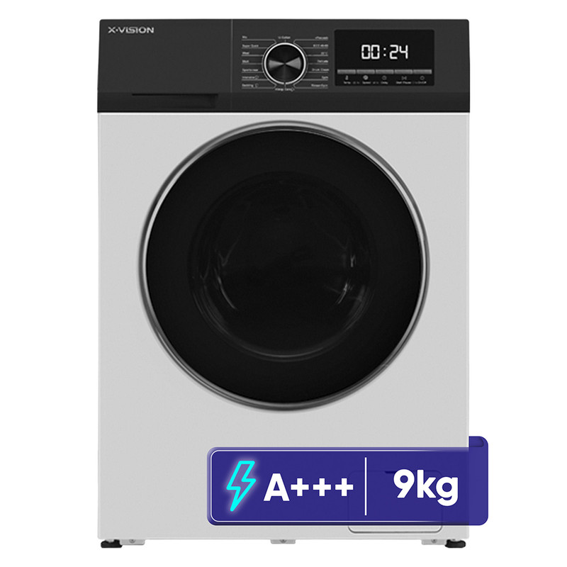 ماشین لباسشویی 9 کیلوگرم اتوماتیک ایکس ویژن مدل TF94