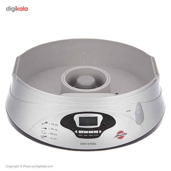 بخارپز 13 لیتری پارس خزر مدل Digi Steel